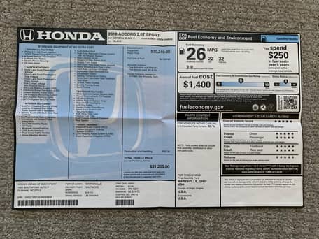 2016 Honda Accord image