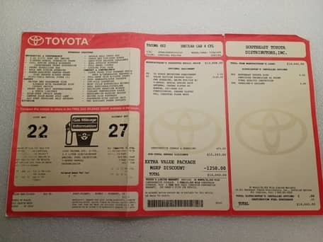 1999 Toyota Tecoma image